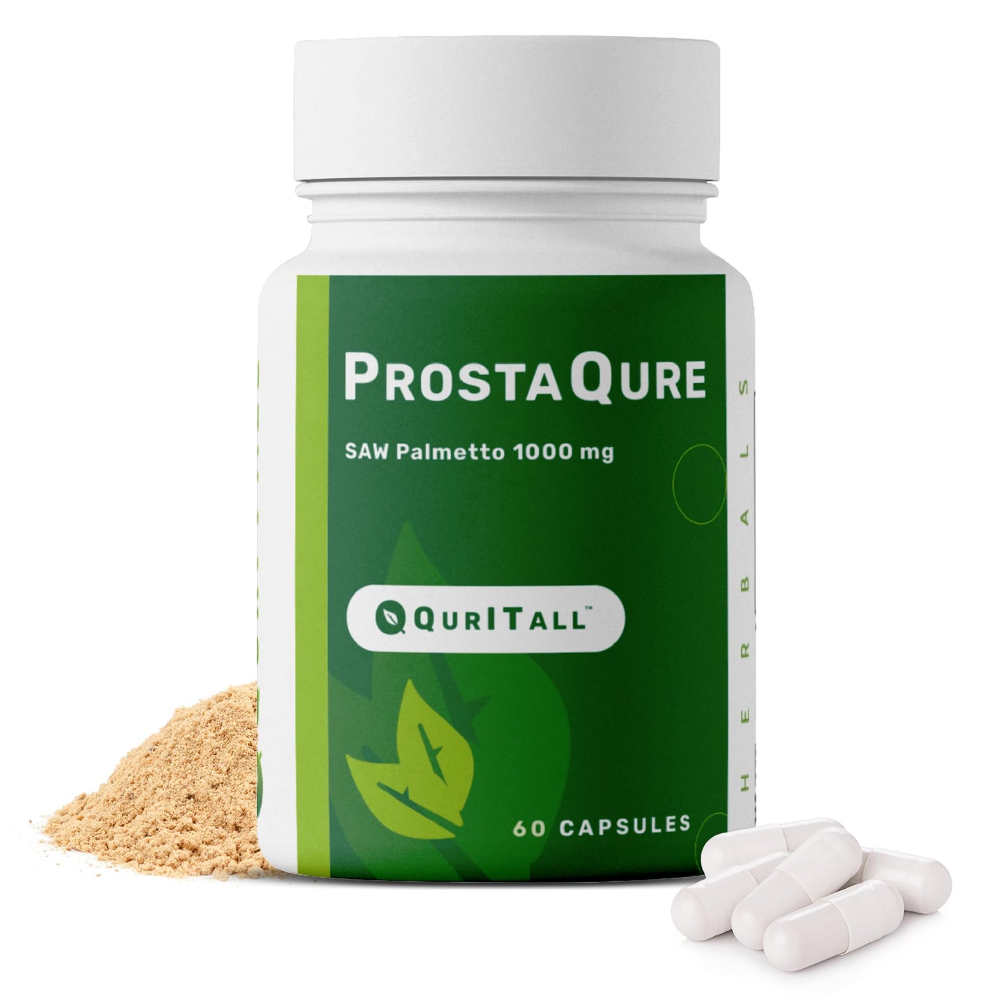 QurItAll ProstaQure Saw Palmetto 1000 mg Capsules, 60 Count