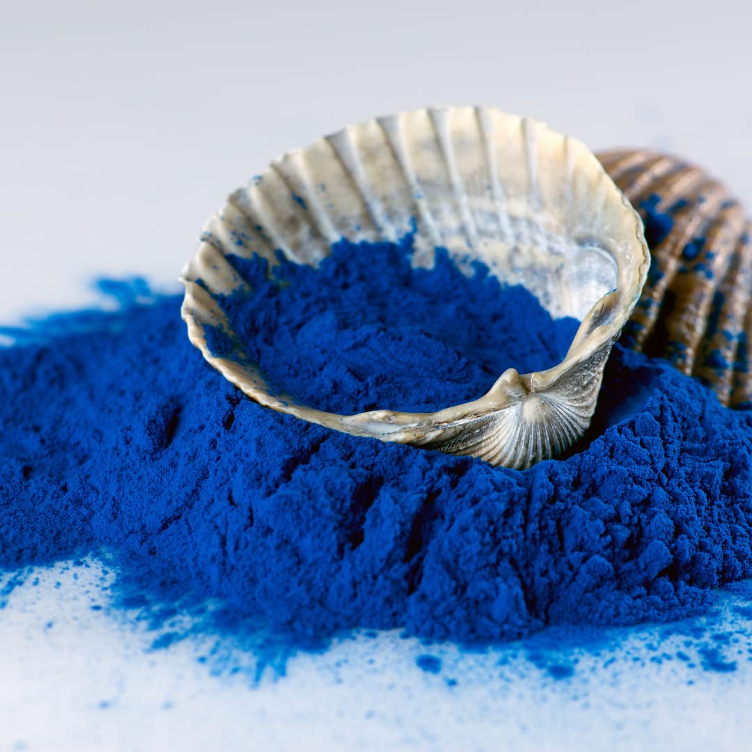 Ellie's Best Organic Blue Spirulina Powder (Phycocyanin Extract) - 2.11 oz, 60 Servings - Odorless - Vegan, Non-GMO, Gluten-Free, Dairy-Free - Organic Food Coloring - for Smoothies & Protein Drinks