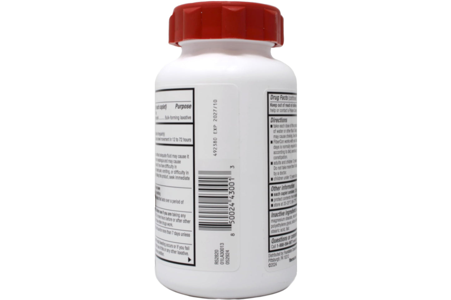 Fibercon Fiber Therapy for Regularity Caplets 140 Count