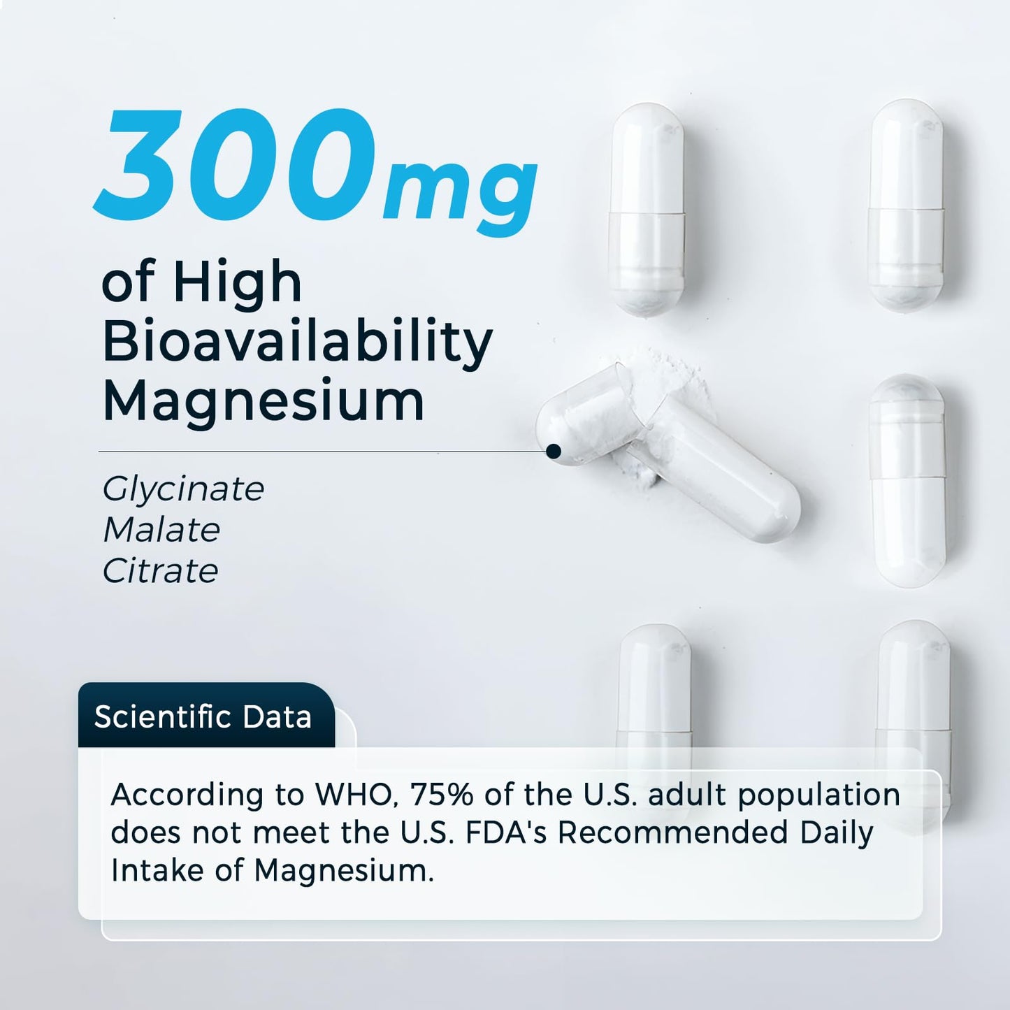 Divinity Nutra Triple Magnesium Complex Capsules, 120 Capsules