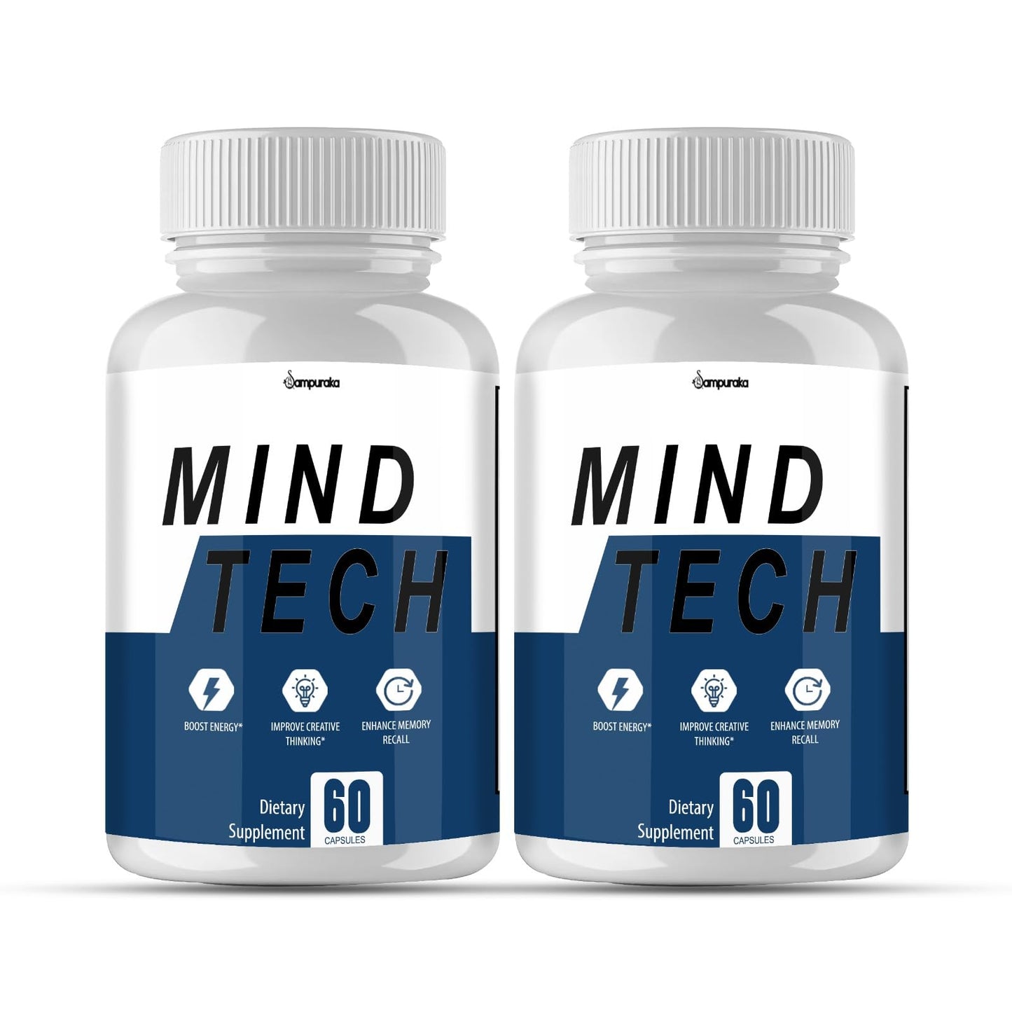 Sampuraka Mind Tech Advanced New Formula Supplement Capsules 60 Count
