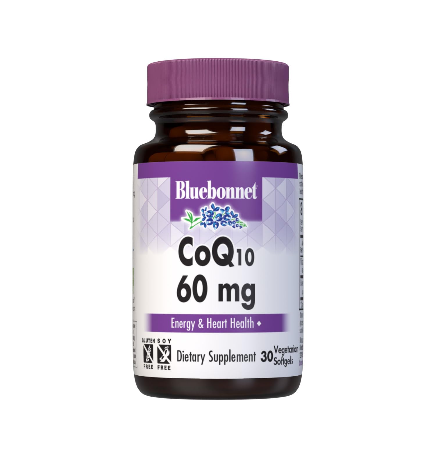 BlueBonnet CoQ10 60mg Capsule, 30 Count