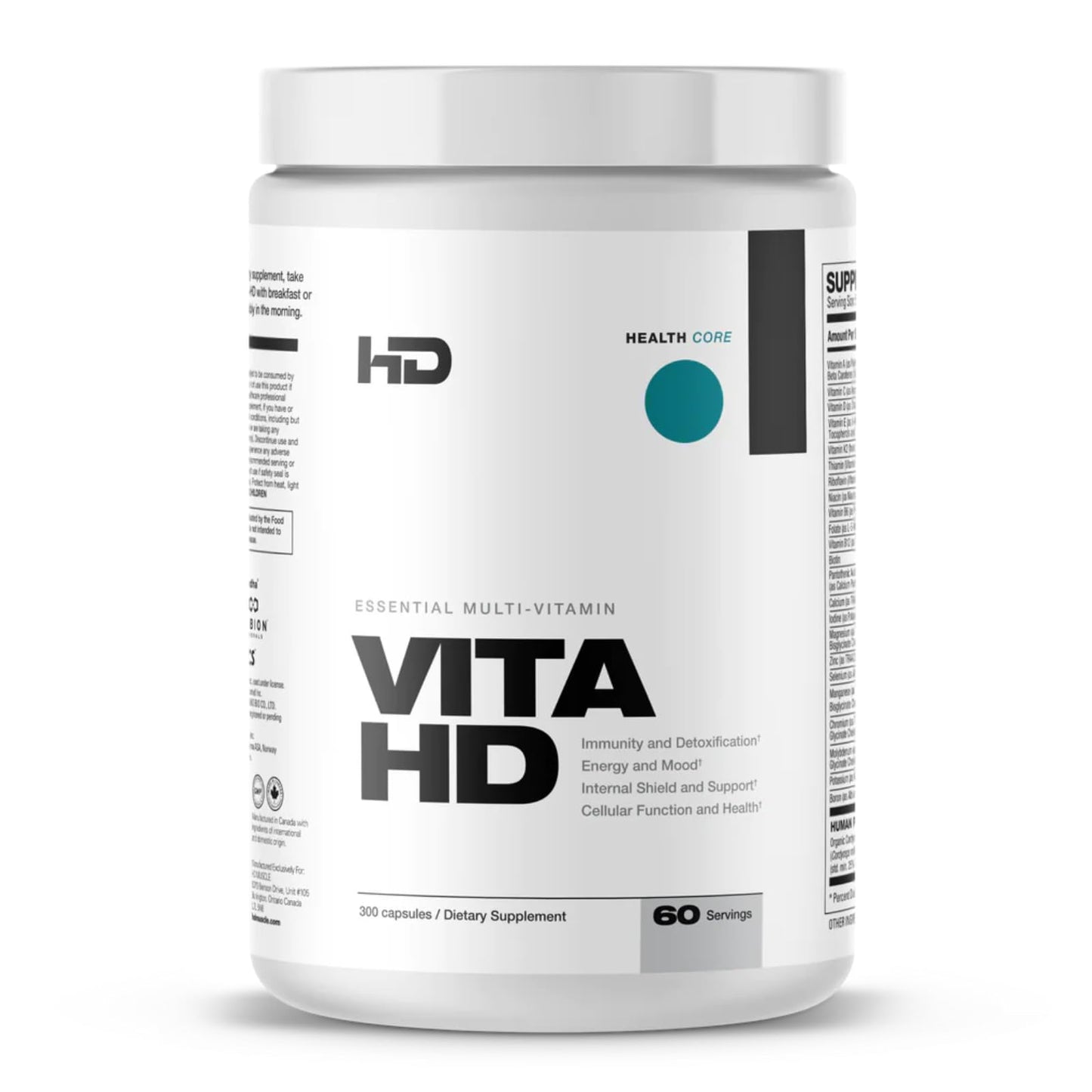 HD MUSCLE VitaHD Essential Multivitamin Capsule 300 Count