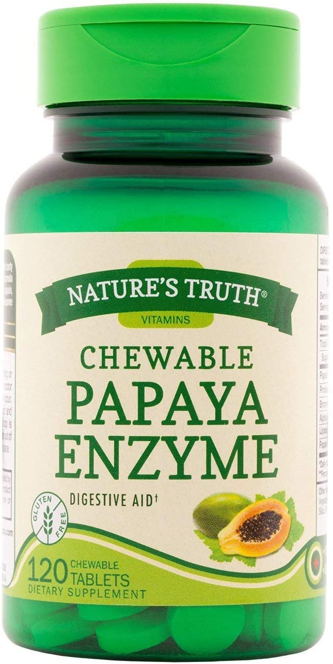 Nature's Truth Papaya Enzyme Chewable Tablets 720 Count