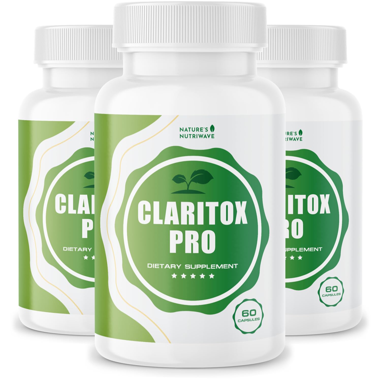 Nature’s NutriWave Claritox Zinc, Chromium, ALA & Green Tea Capsules 180