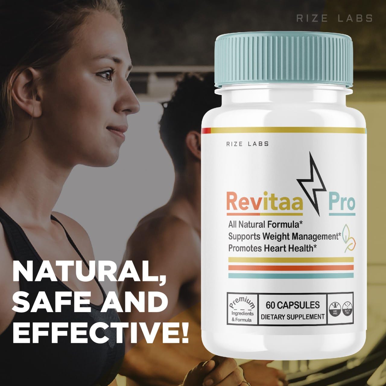 Rize Labs Revitaa Pro Weight Loss Pills Capsules 60 Count