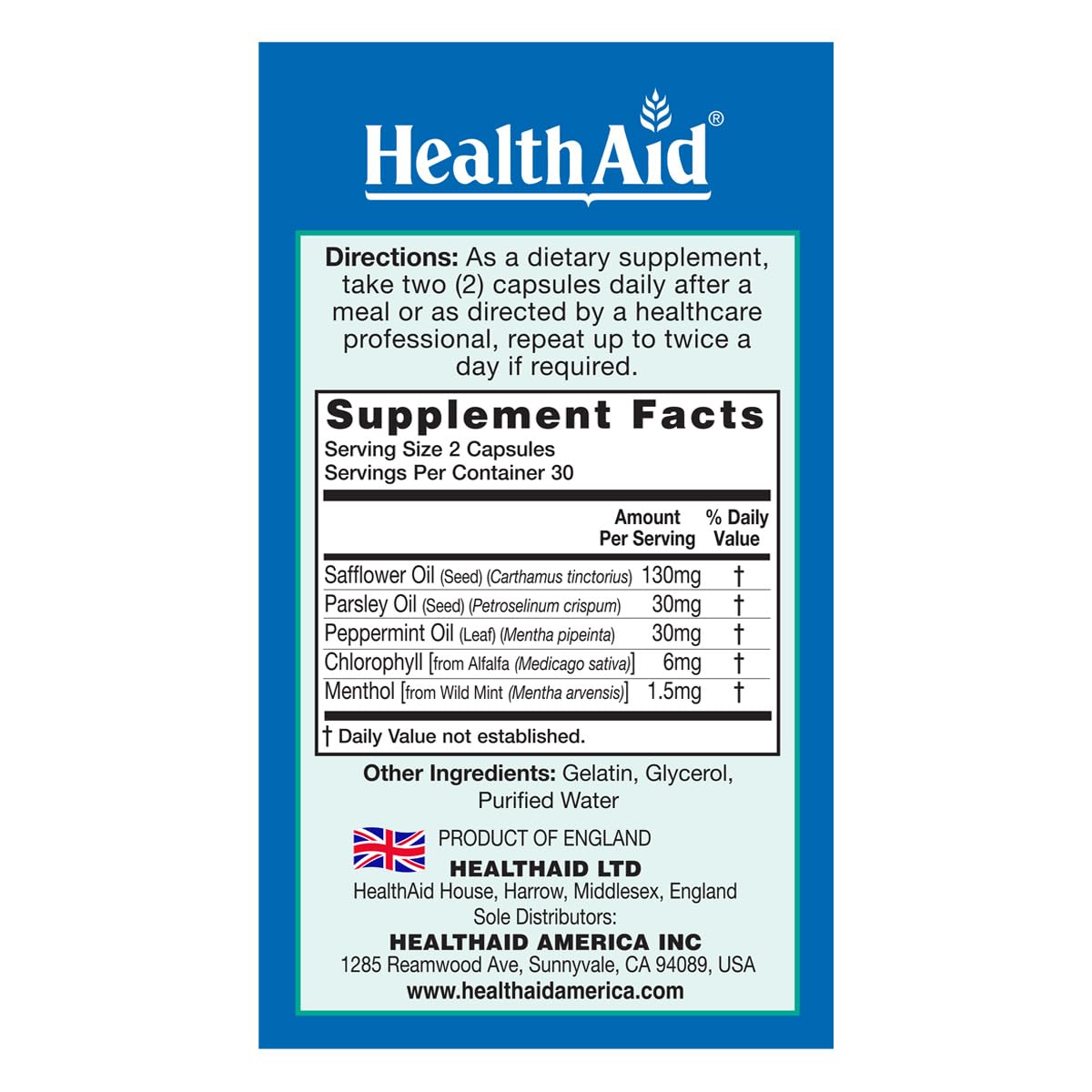 HealthAid Interfresh Capsules, 60 Count