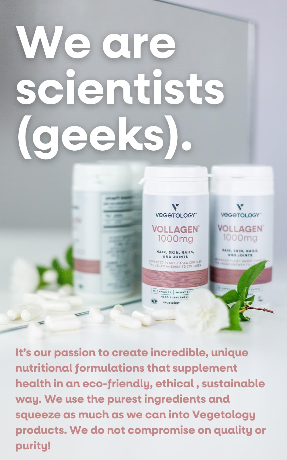 VEGETOLOGY Vollagen Plant Based Complex Capsules 60