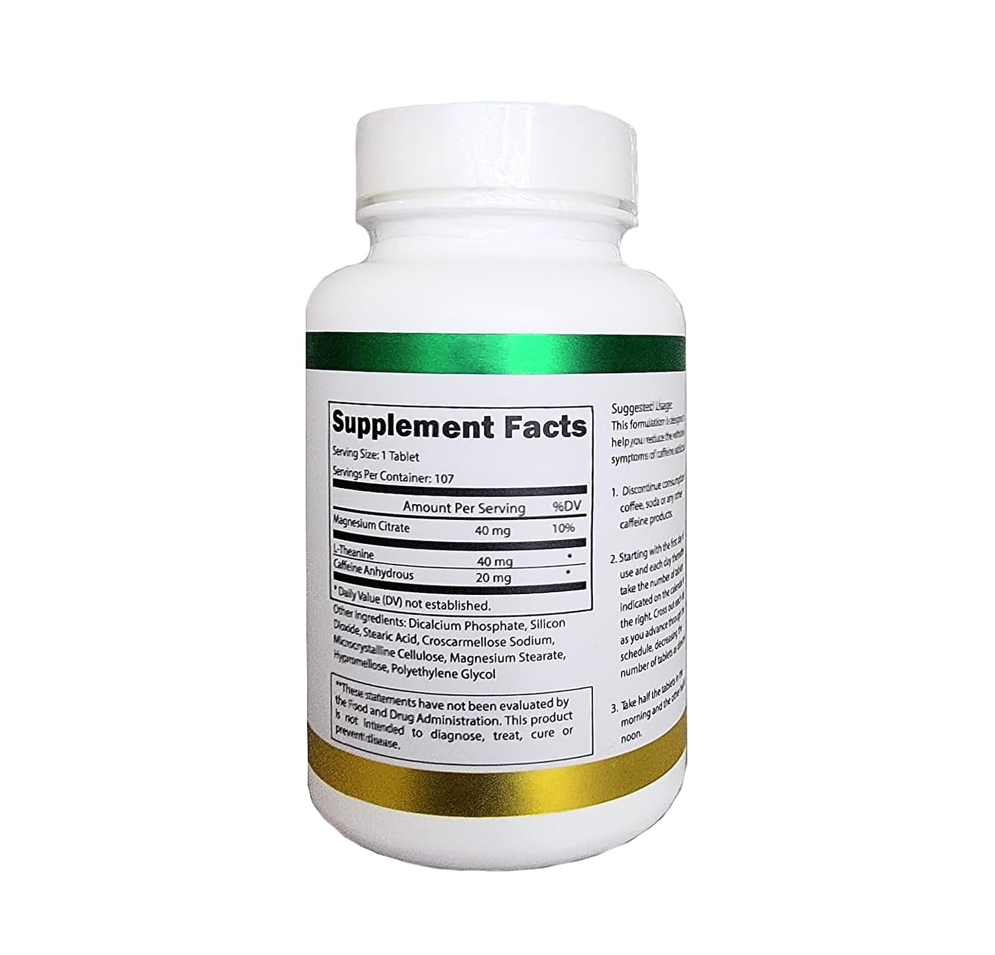June 28 Labs Caffeine Cleanse Tablet 1 Count