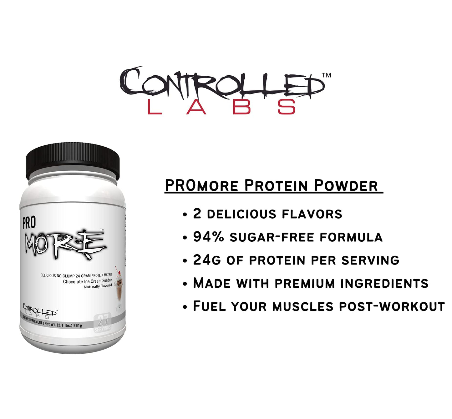 CONTROLLED LABS PROmore Protein Powder 2.12 Pound