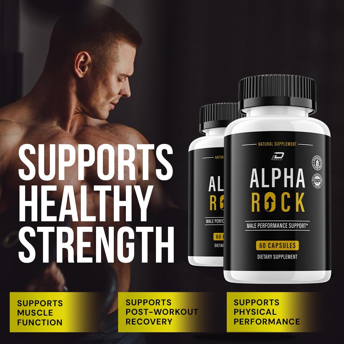 Indelo Alpha Rock for Men Capsules 120 Capsules