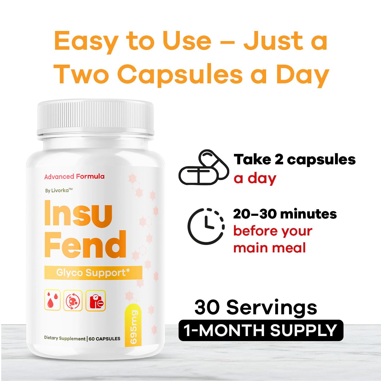 Wellnessesity Insufend Advanced Formula Capsules, 60 Count