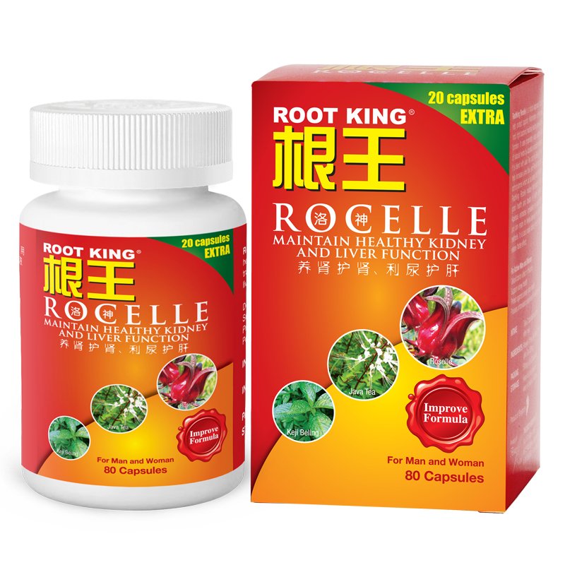 ROOT KING Rocelle Urinary Tract Cleanse Capsule, 1 Capsule