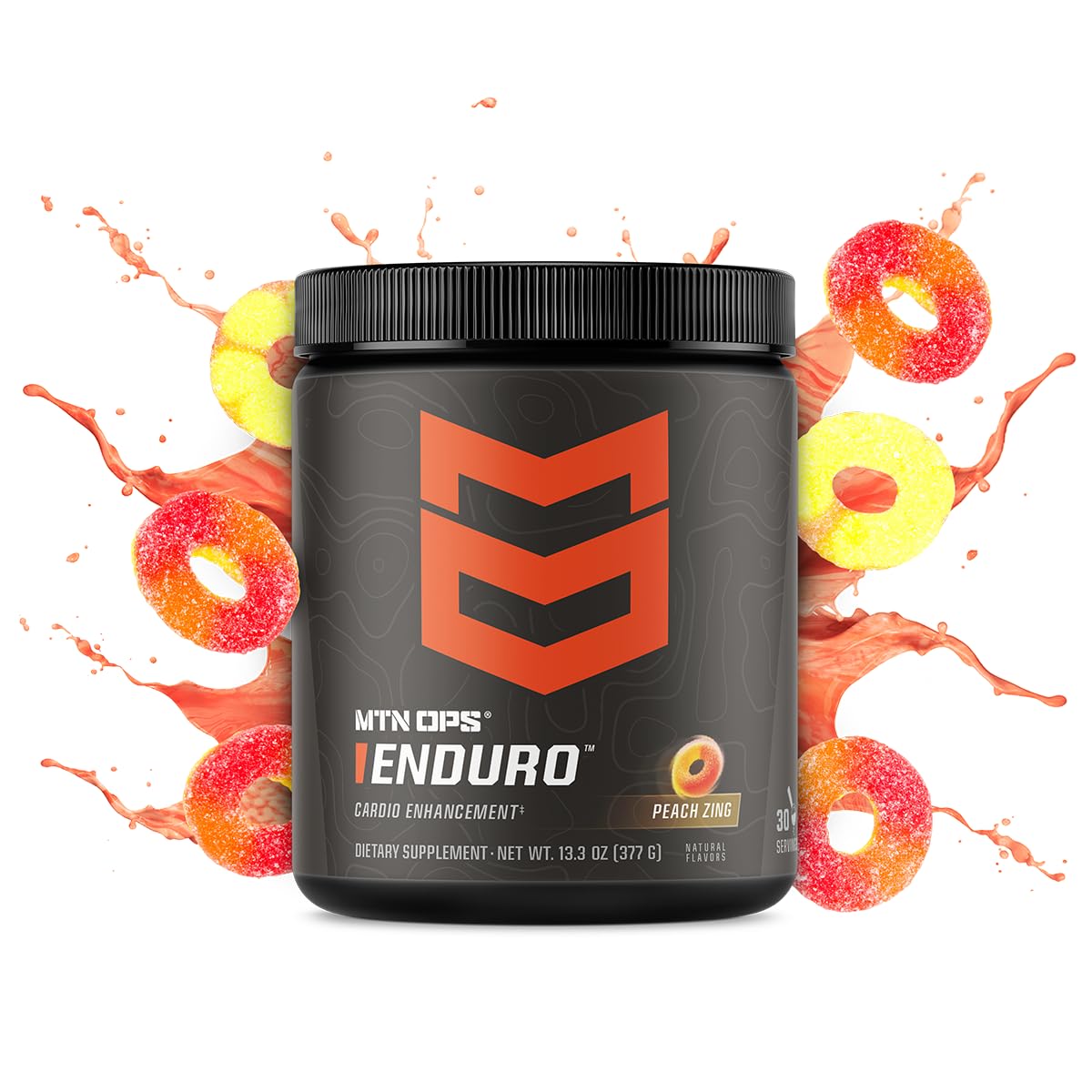 MTN OPS Enduro Nitric Oxide Stim Free Pre Workout Powder 11.6 Ounces