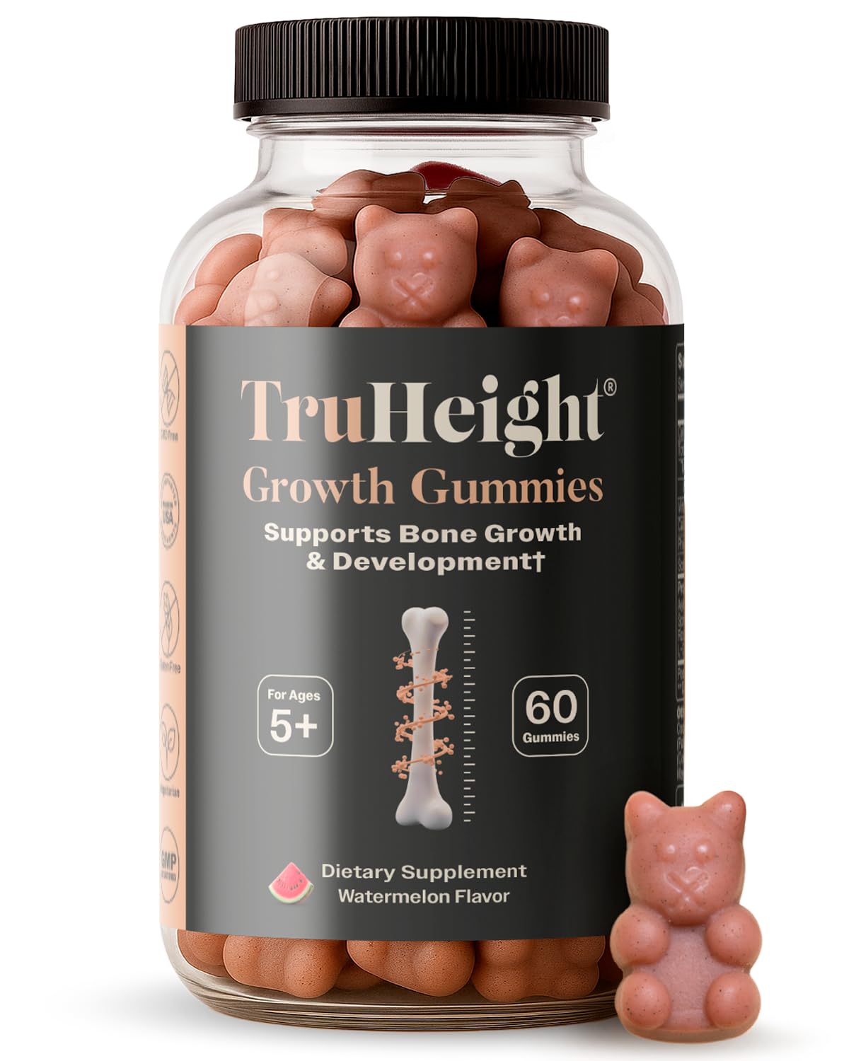 ProHeight TruHeight Growth Gummies Watermelon 60 Gummies