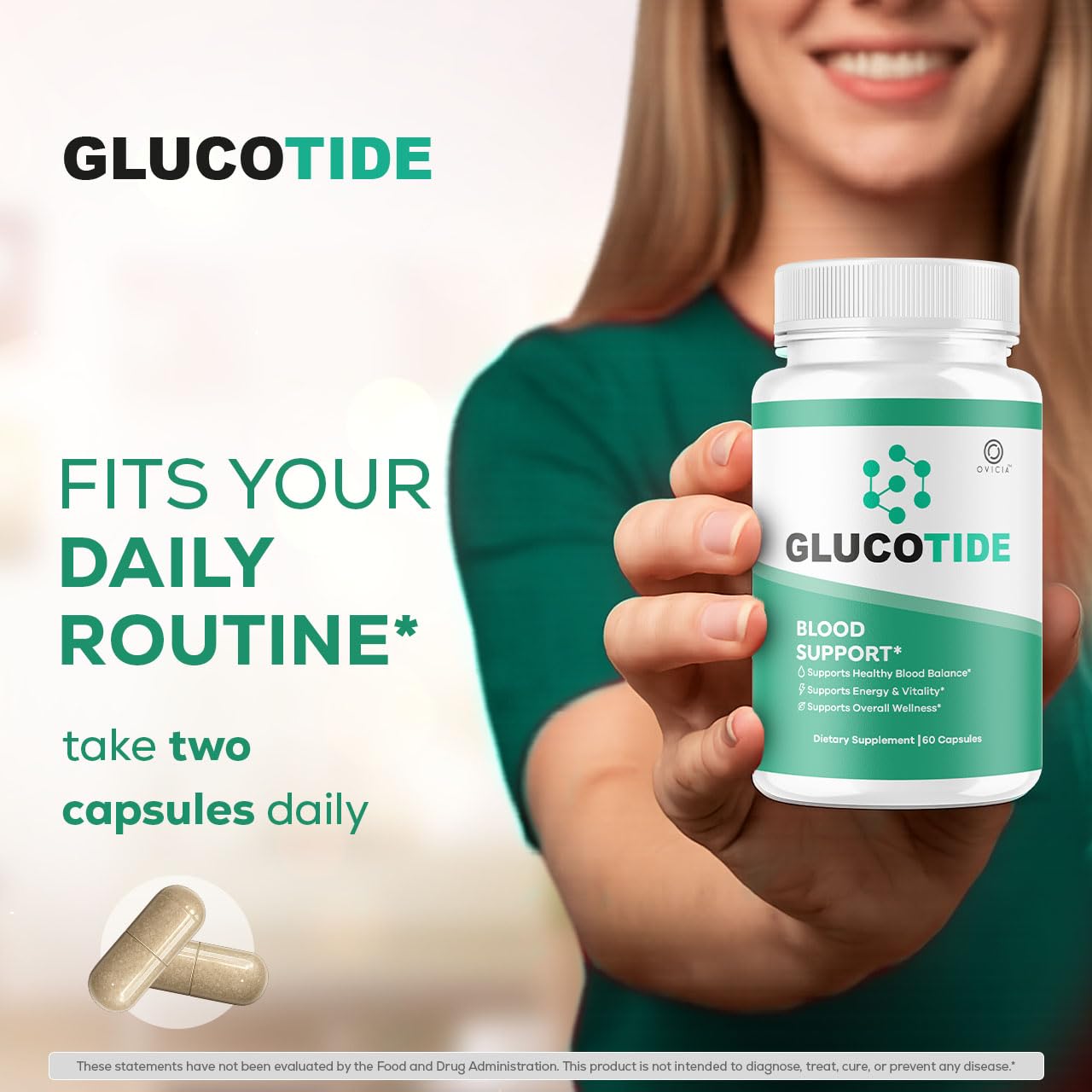OVICIA Glucotide Capsules 120 Capsules