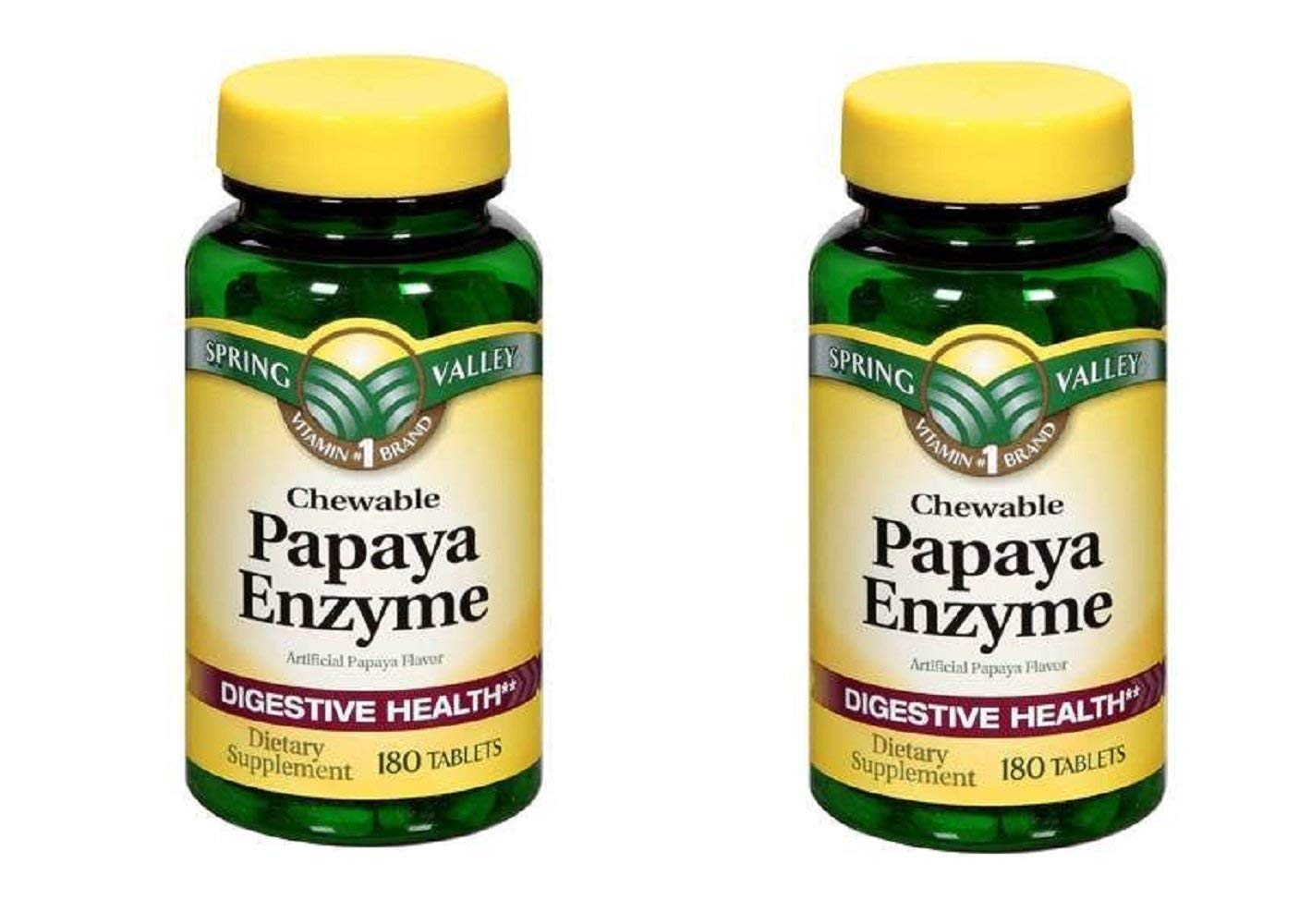Spring Valley Papaya Enzyme Tablets, 360 Count