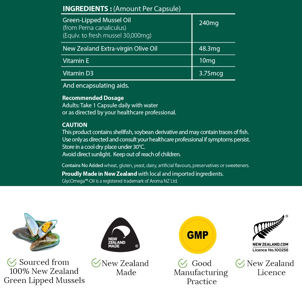 Hi Well Pure & Natural New Zealand Premium Mussel 30000 Softgel Capsules, 240 Count
