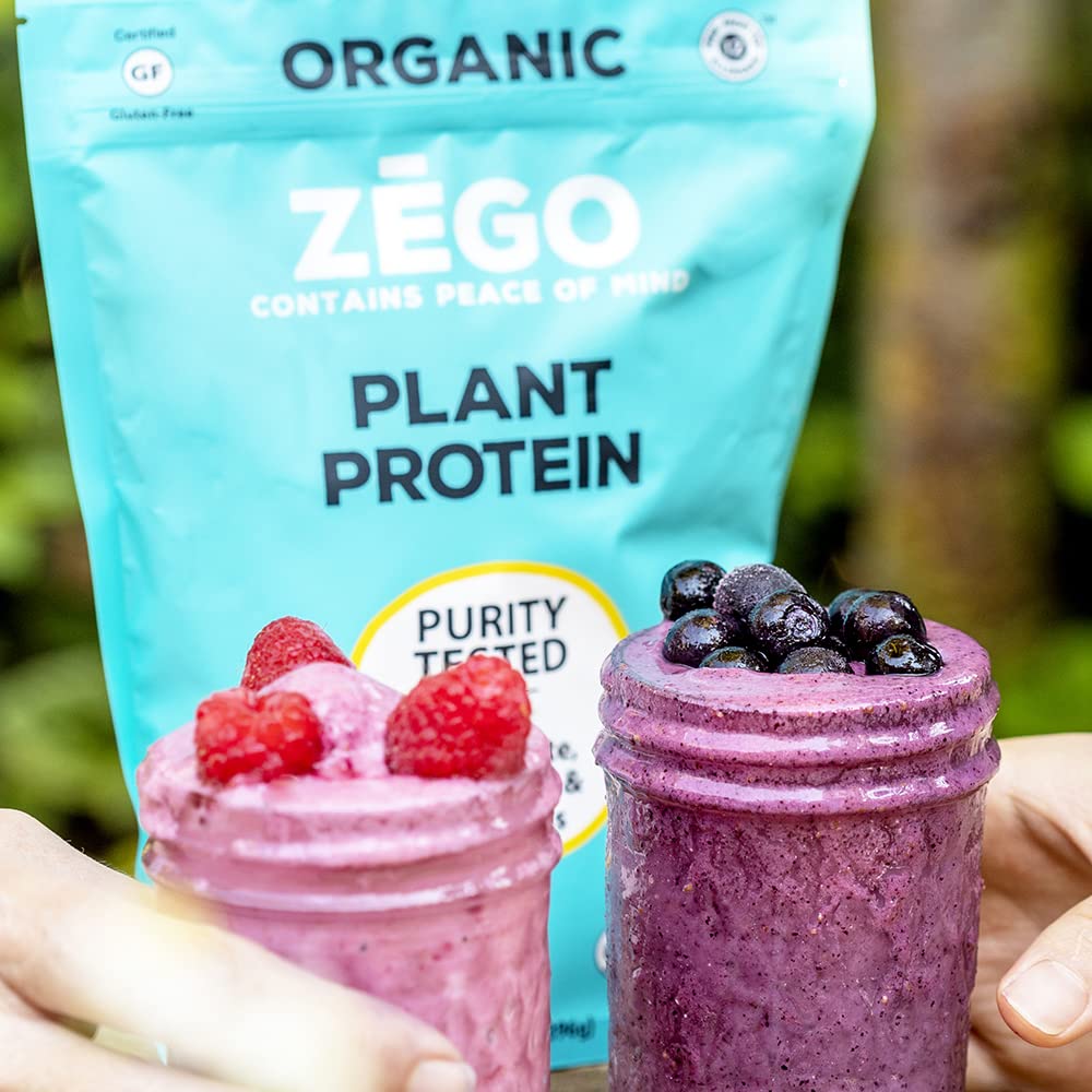 ZEGO Organic Sacha Inchi Seed Protein Powder, 15 oz (Pack of 5 Bags)