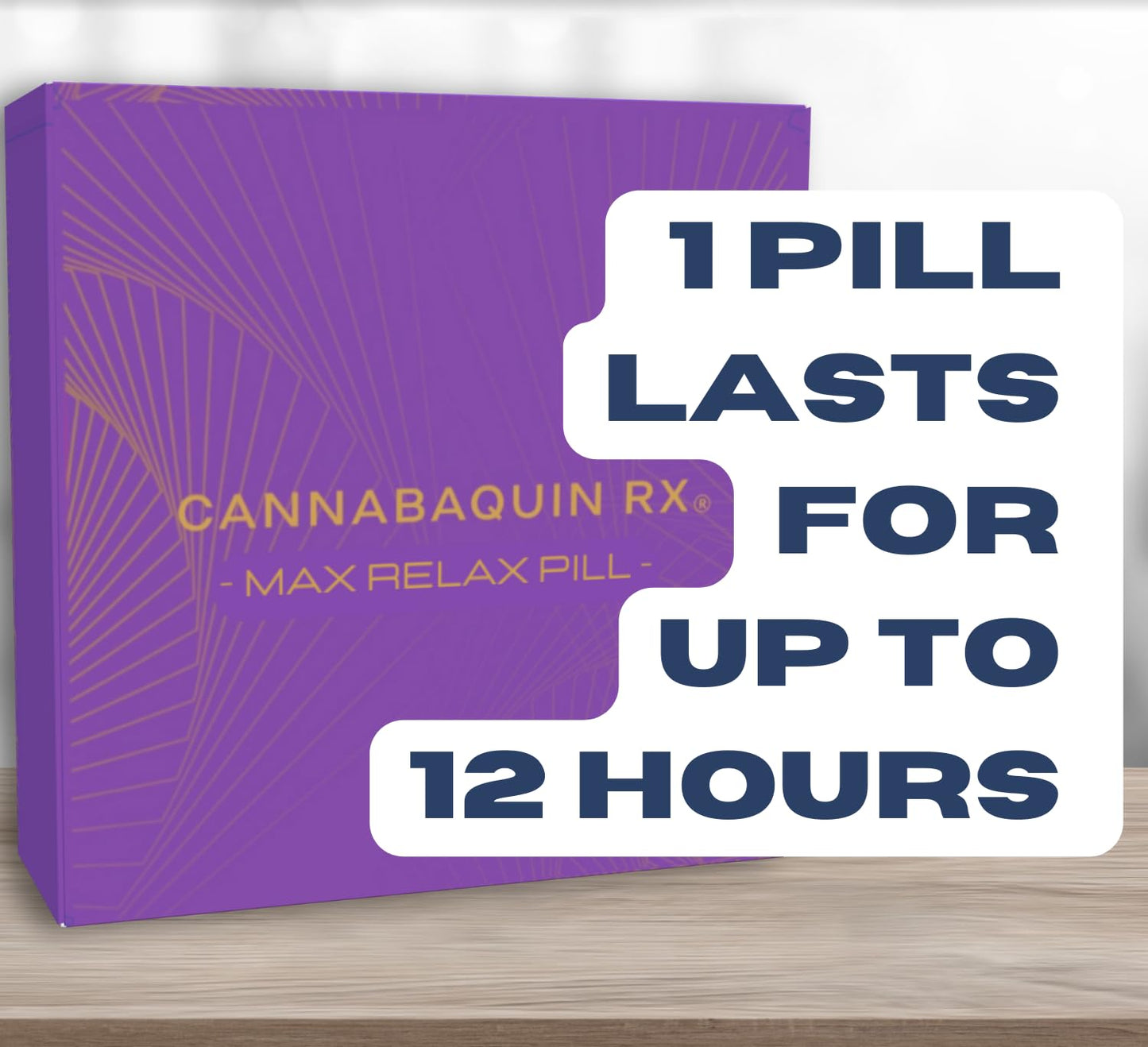 Cannabaquin RX Max Relax Pill Tablet 30 Tablets