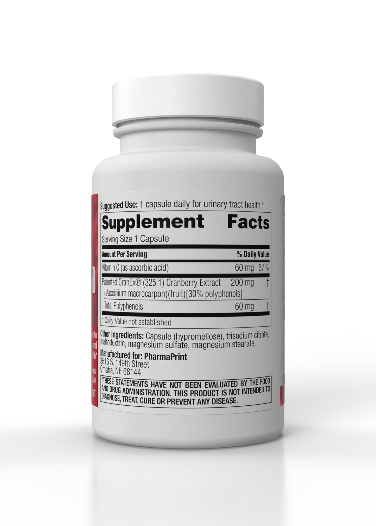 PharmaPrint CranEx Capsule 30 Count