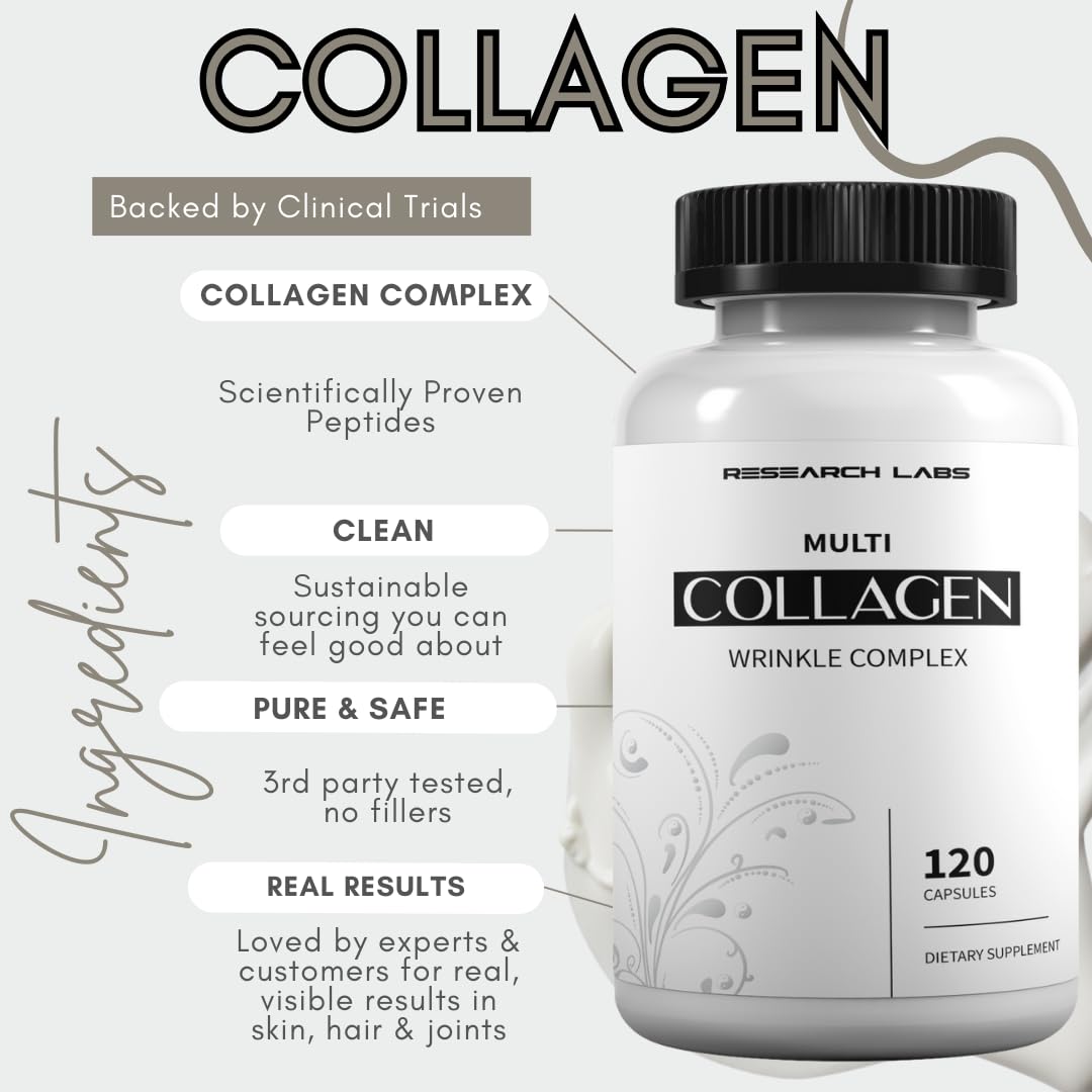 Research Labs Collagen Capsules 240 Capsules