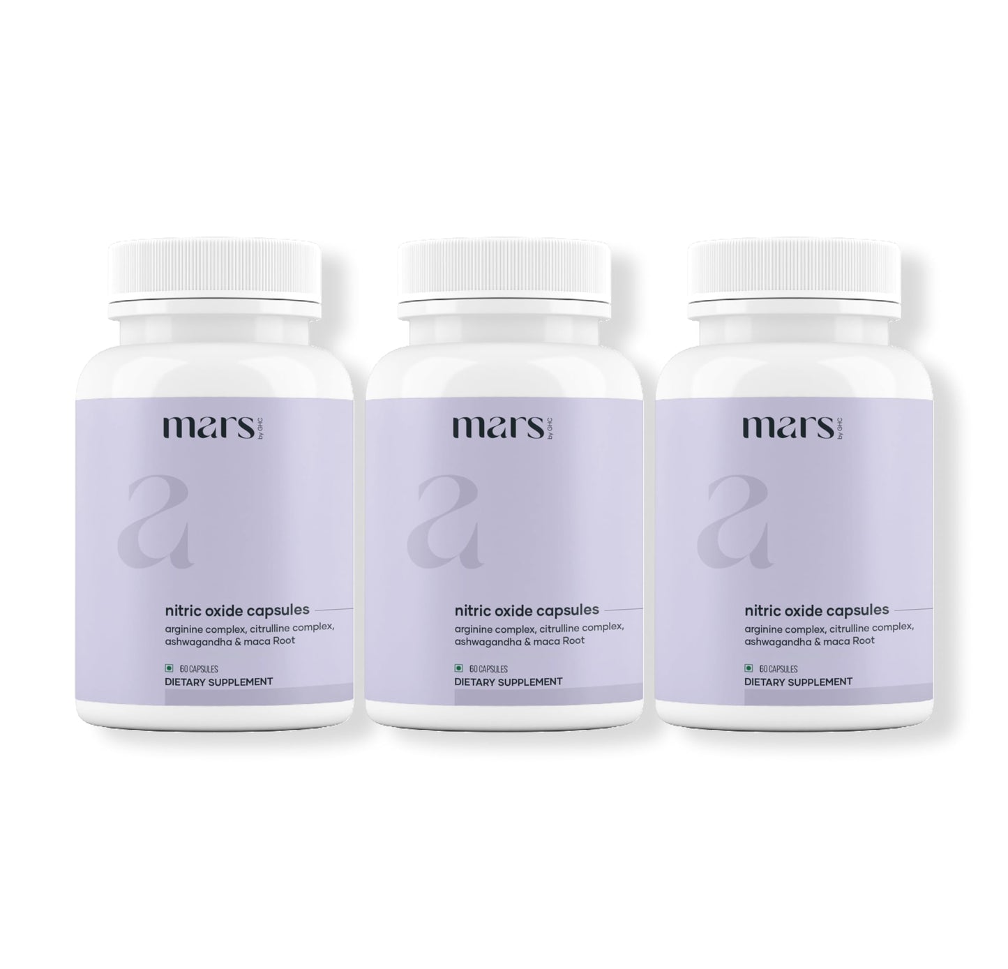 Mars by GHC Nitric Oxide Capsules, 180 Capsules