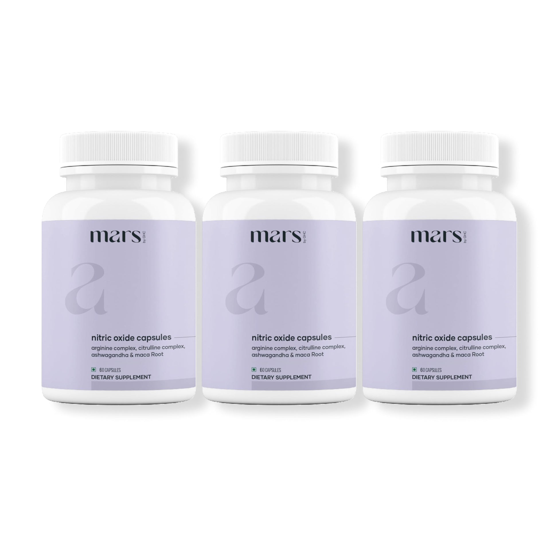 Mars by GHC Nitric Oxide Capsules, 180 Capsules