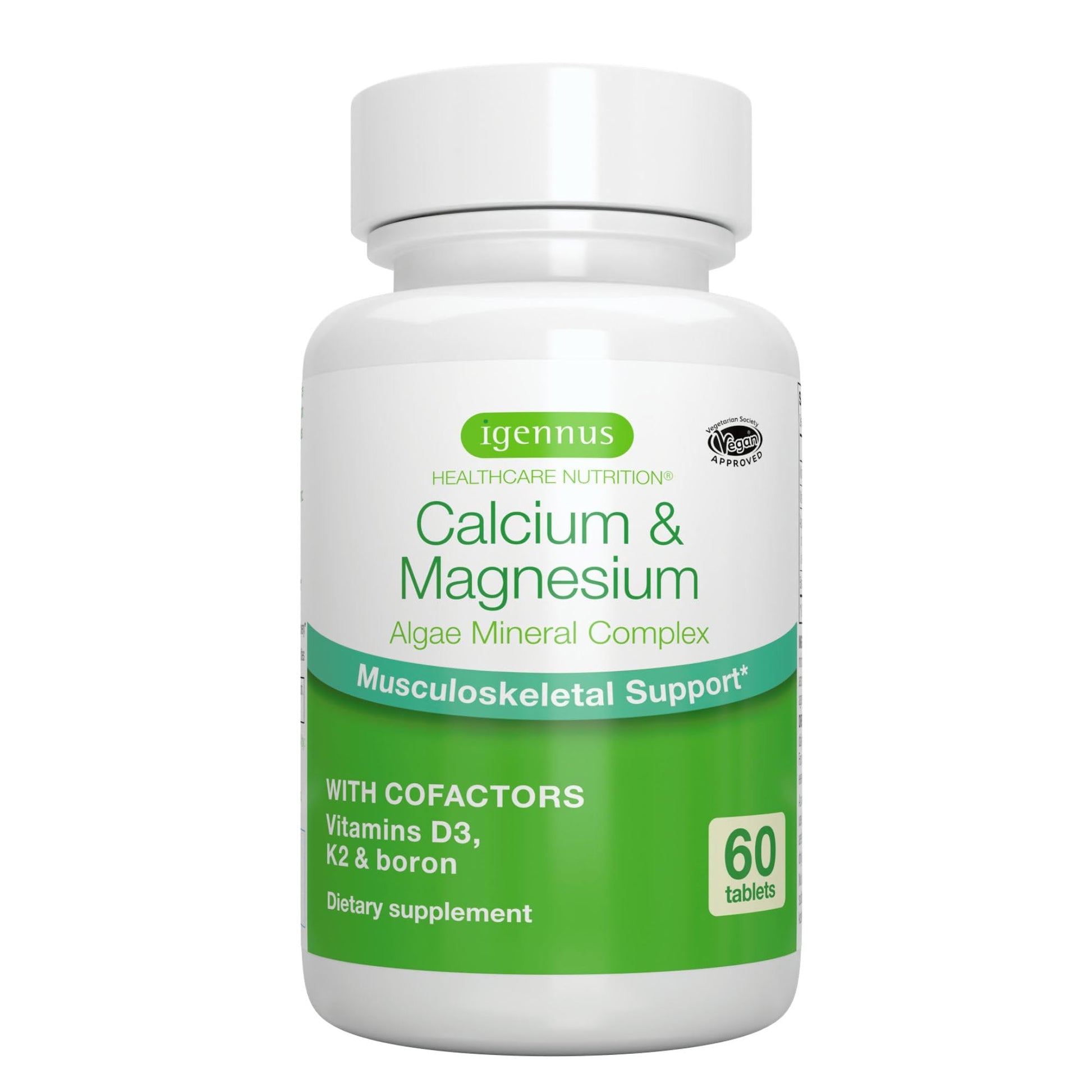 Igennus Healthcare Nutrition Red Algae Calcium Magnesium Complex 60 Tablets