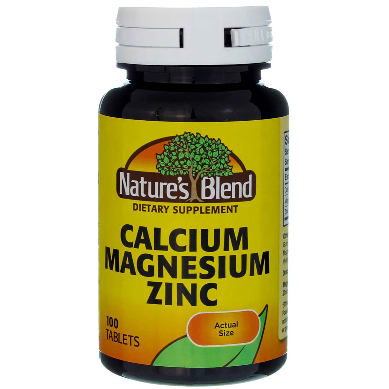 Nature's Blend Calcium Magnesium Zinc, 200 Tablets