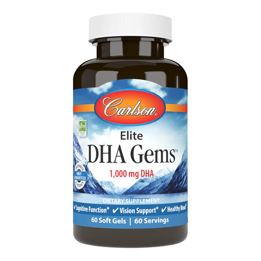 Carlson Elite DHA Gems Softgels 60