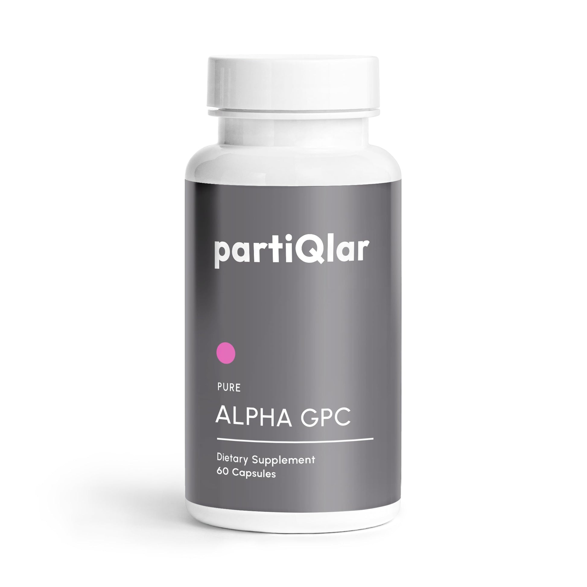 partiQlar Alpha GPC 300mg Veggie Capsules, 60 Count