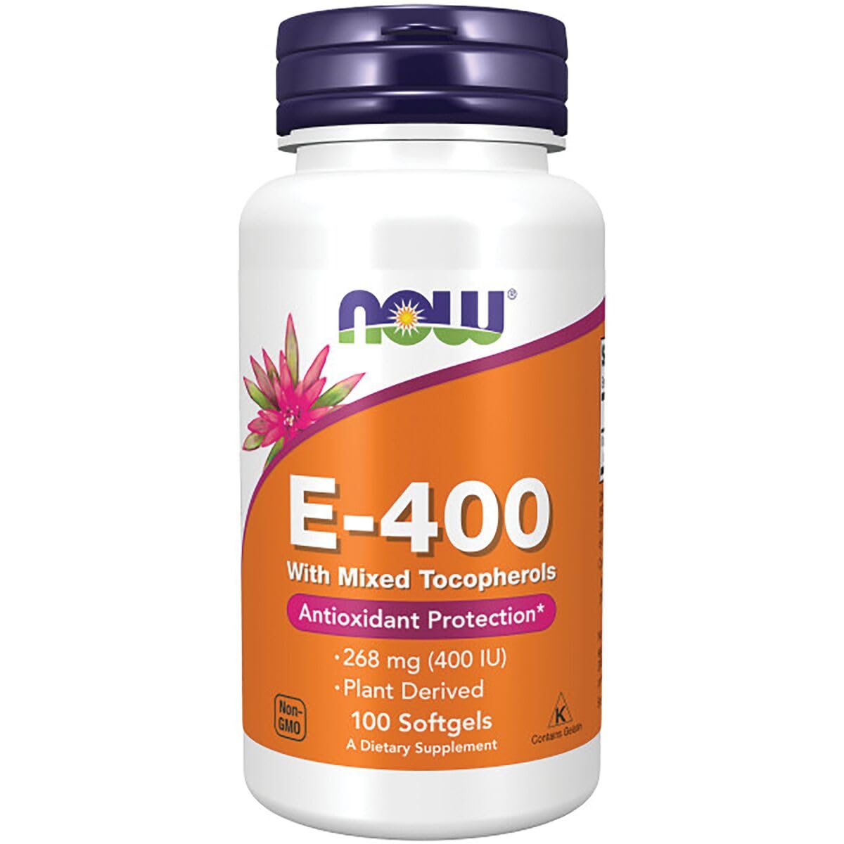 NOW Foods Vitamin E-400 Mixed Tocopherols Softgels 100