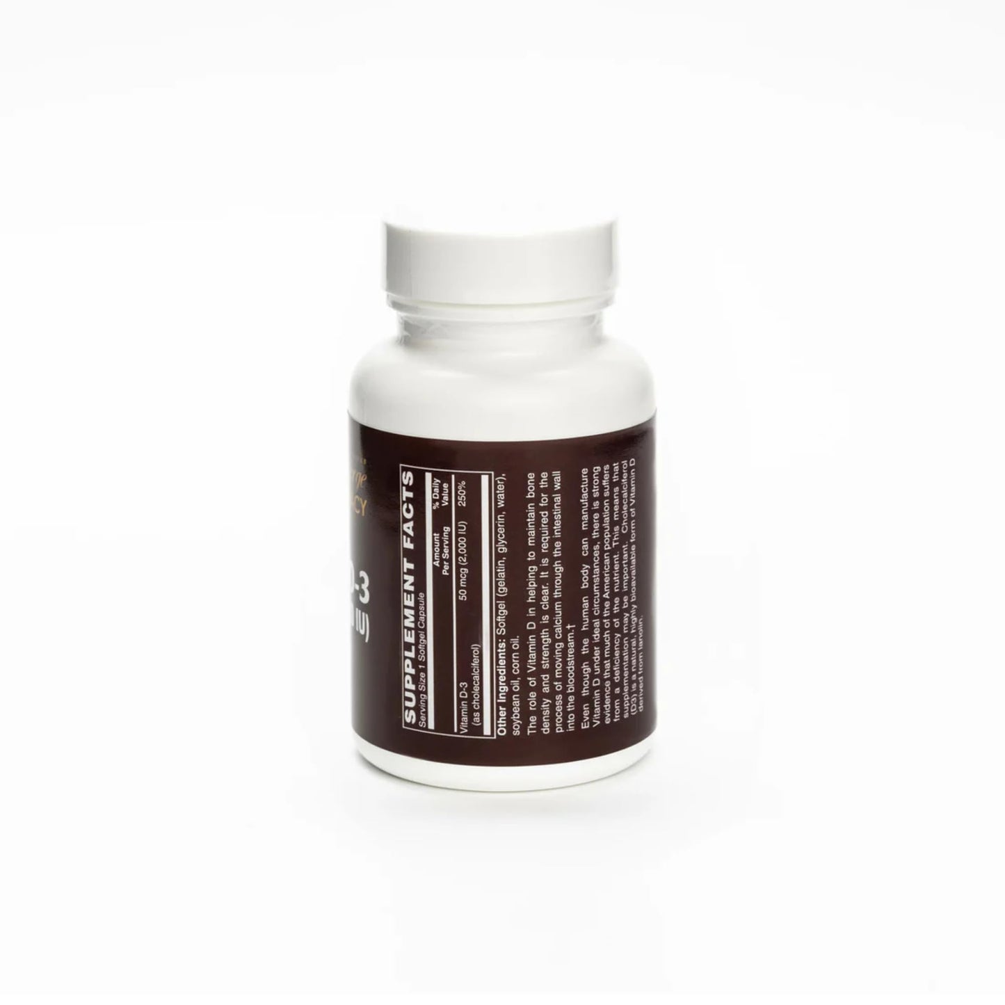 Generic Vitamin D3 2000 IU (50 mcg) Softgels 100 Count
