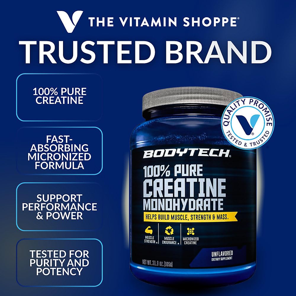 BodyTech Creatine Monohydrate Powder 181 Servings
