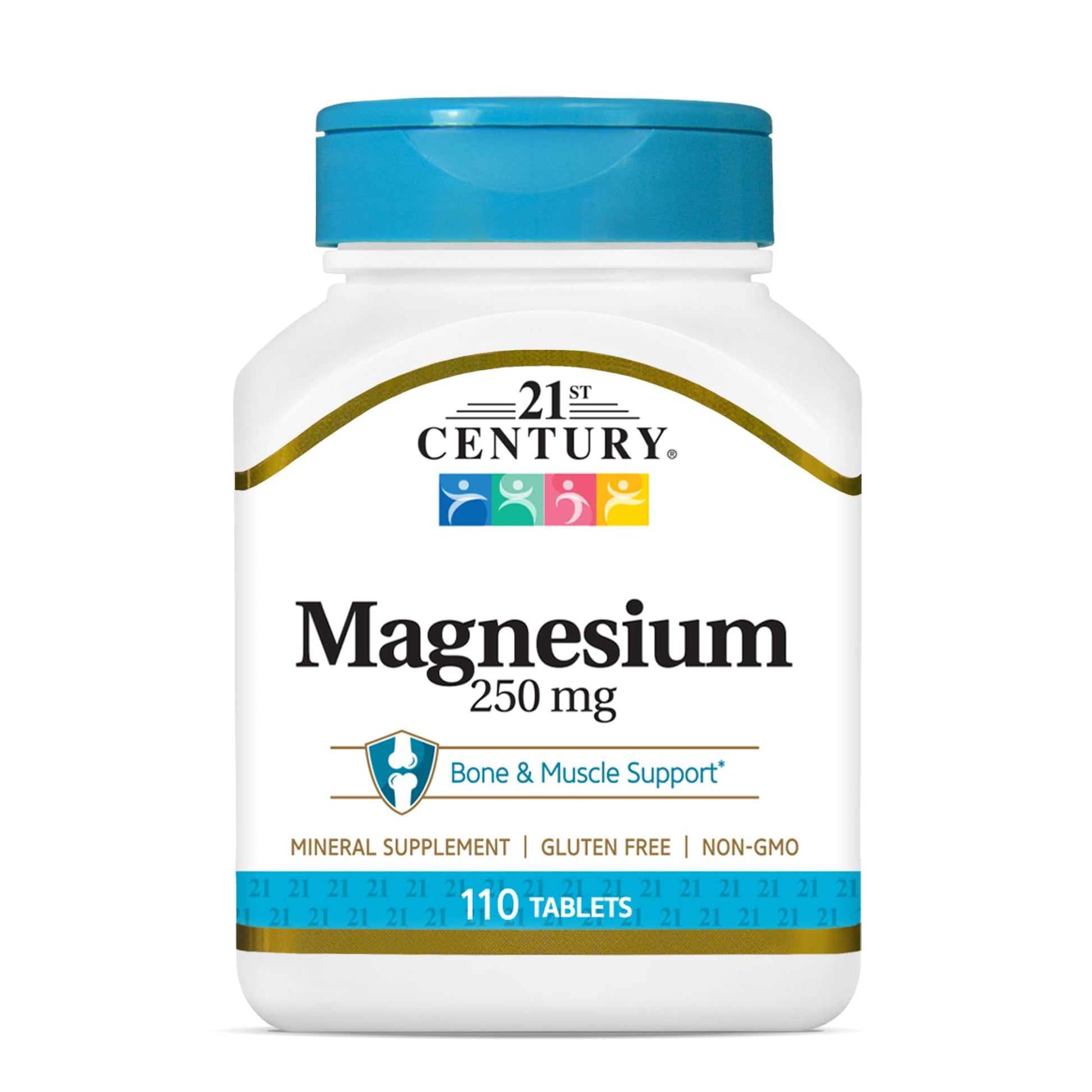 21st Century Magnesium 250 mg Tablet, 110 Count