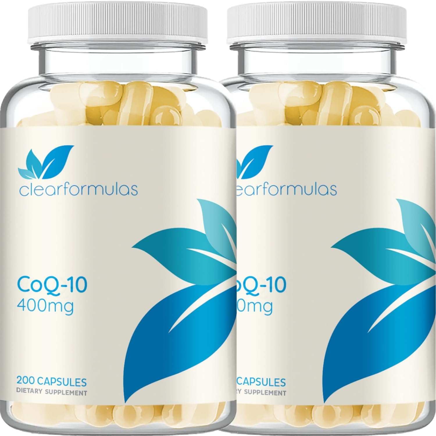 Clear Formulas Quick Absorption CoQ10 400mg Capsule, 200 Count