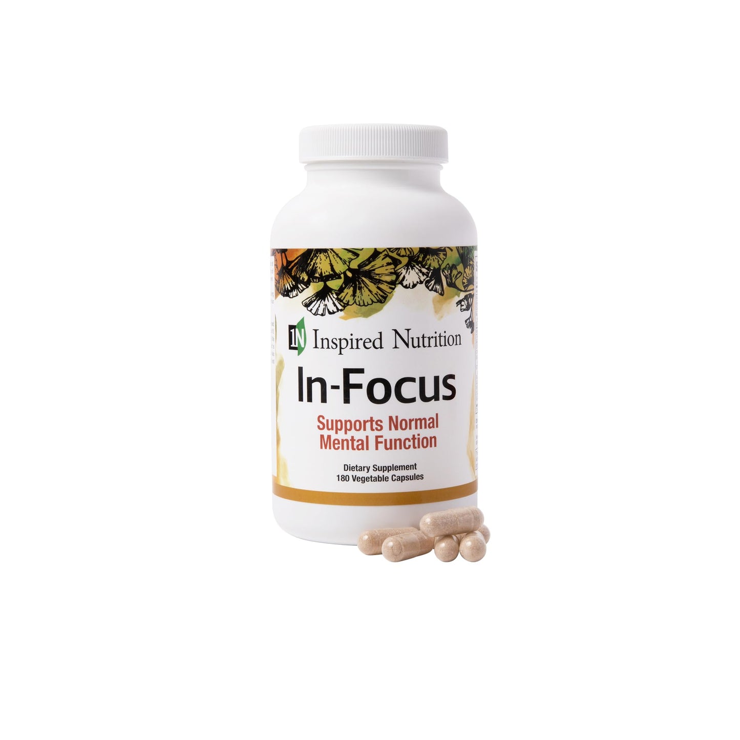 Inspired Nutrition in-Focus Capsule, 180 Capsules