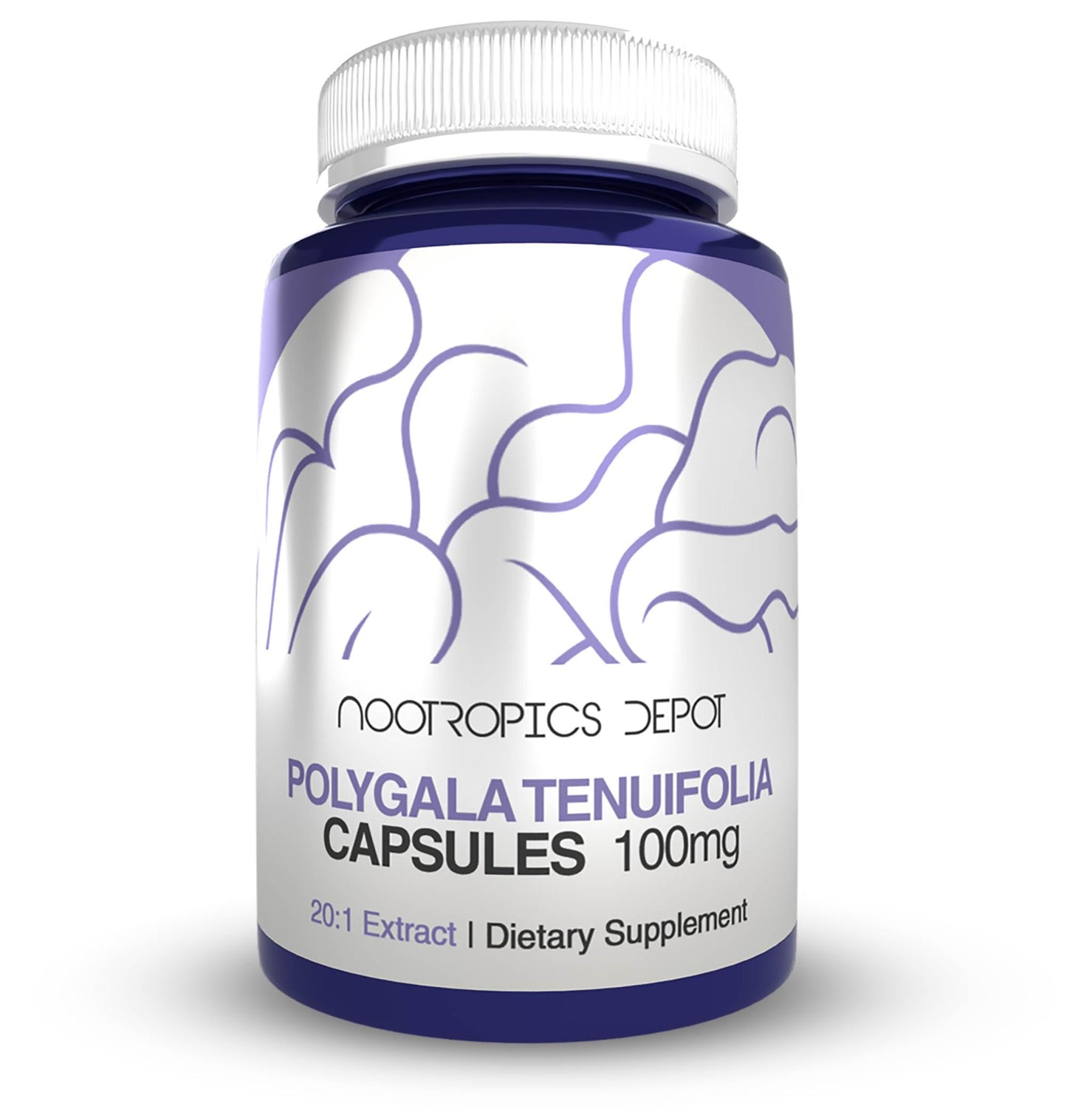 Nootropics Depot Polygala tenuifolia Capsules 180 Count