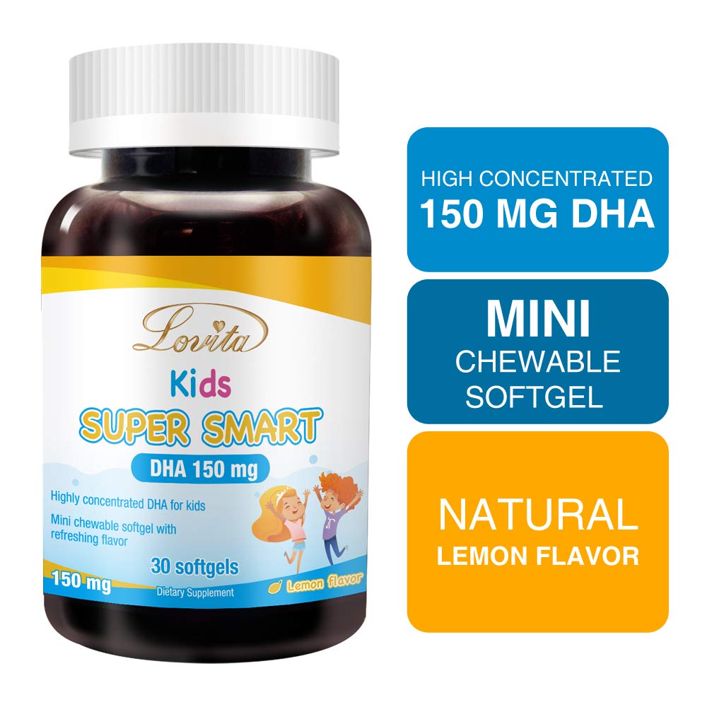 LOVITA Kids Super Smart DHA Softgels 90 Count