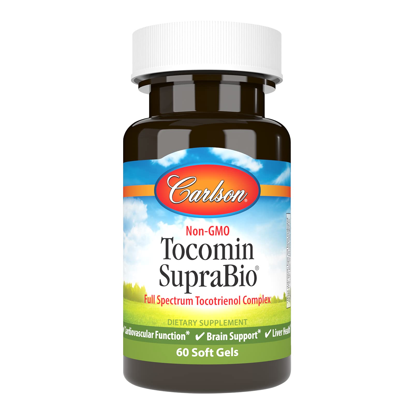 Carlson Tocomin SupraBio Bio-enhanced Tocotrienol Complex Softgels 60