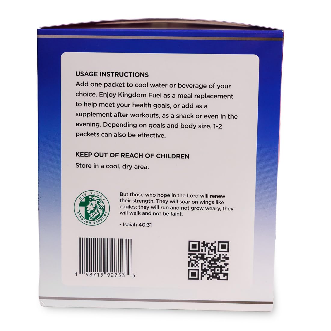 Generic Kingdom Fuel Nutritional Shake Powder 27.5 Ounce