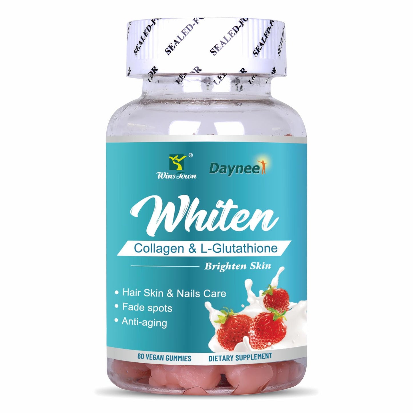 Wins Town Skin Whiten Gummies Gummy, 60 Count