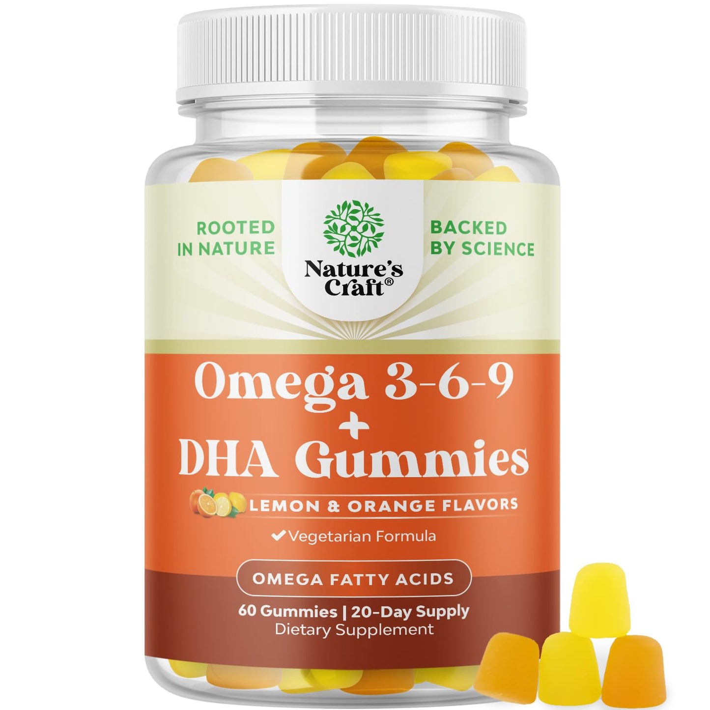 Natures Craft Omega 3 Gummies Gummy 60 Count