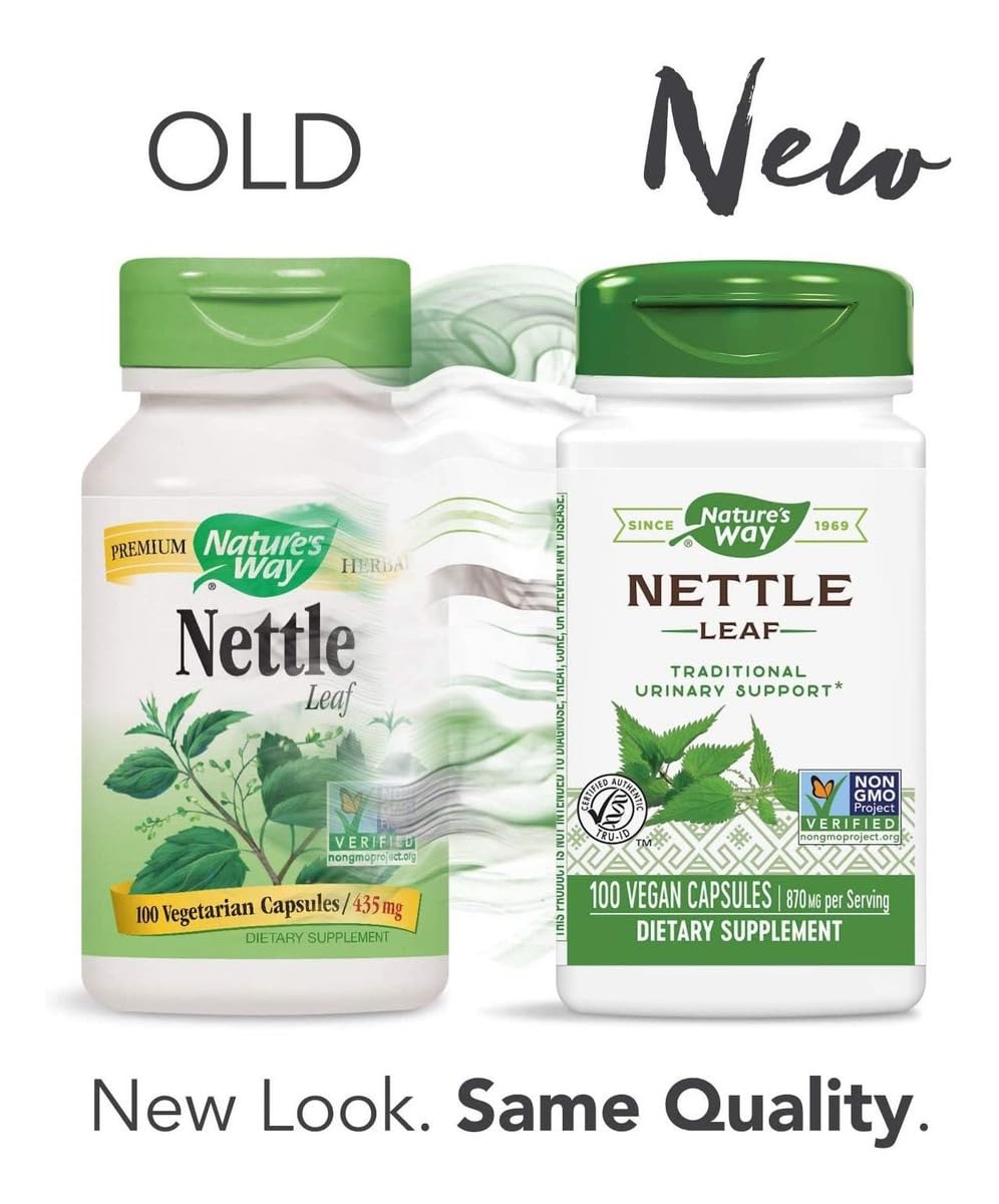 Nature's Way Nettle Herb Capsules 100 Count