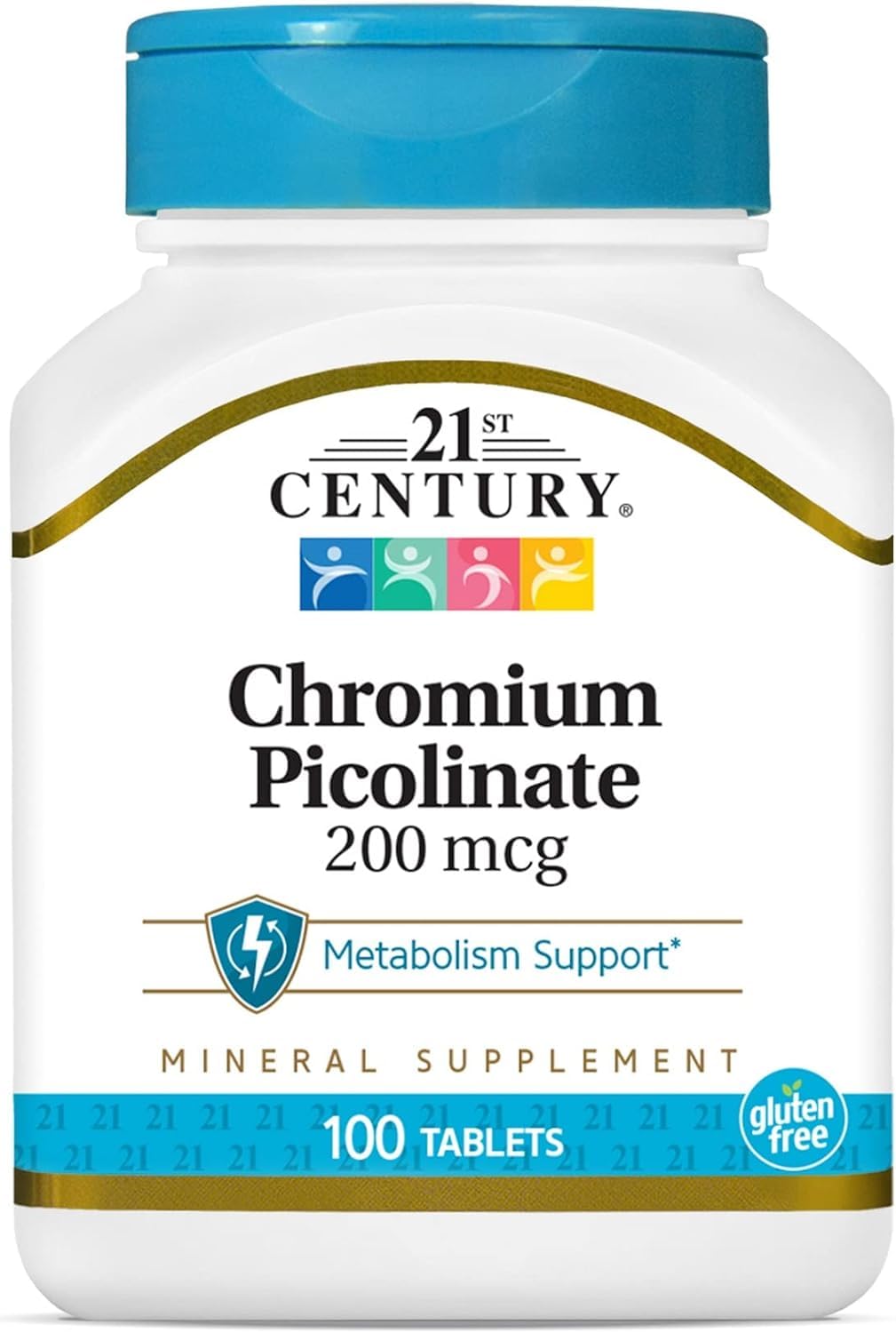 21st Century Chromium Picolinate Tablets, 100 Count