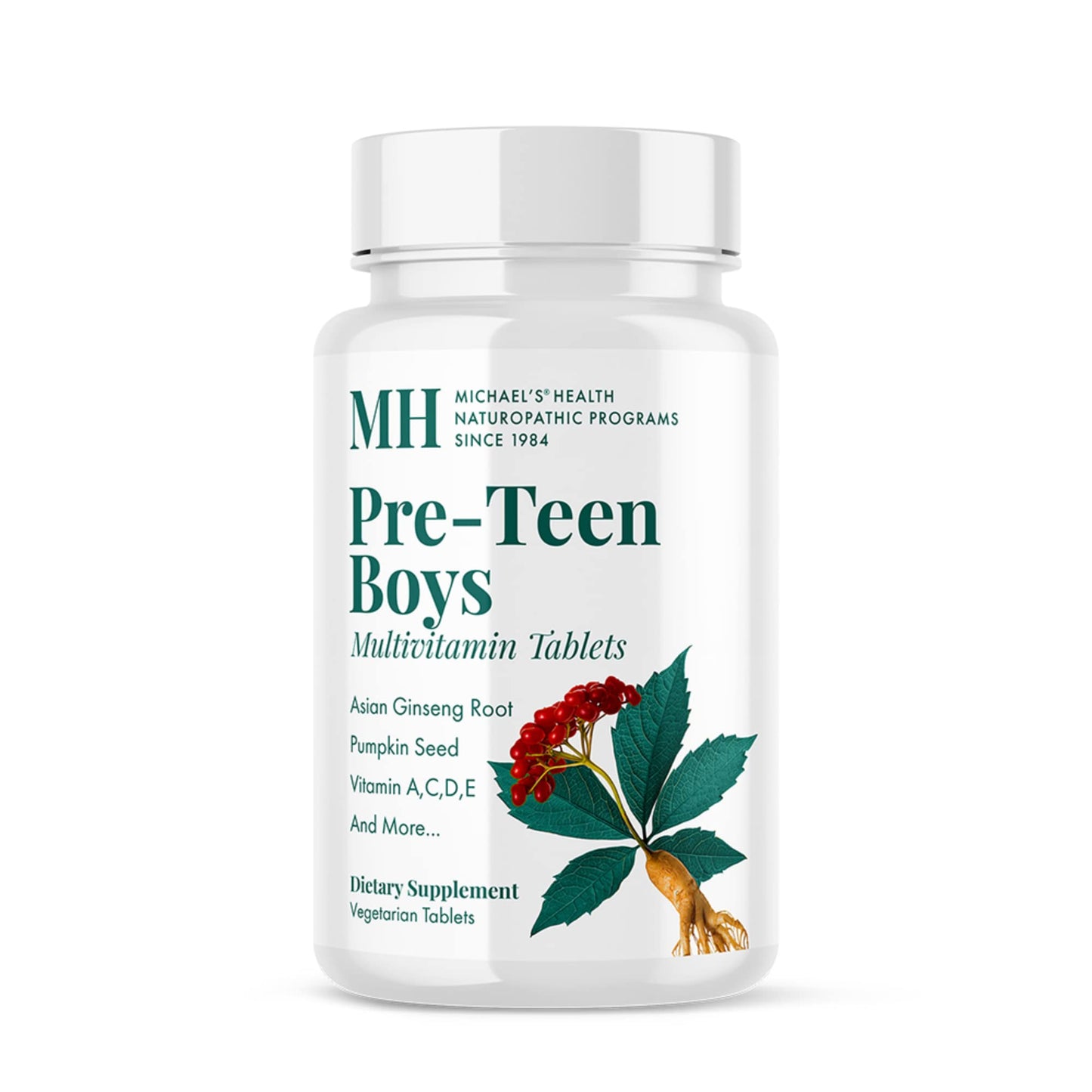Michael's Health Naturopathic Programs Pre-Teen Boys Daily Multivitamin Tablets 60