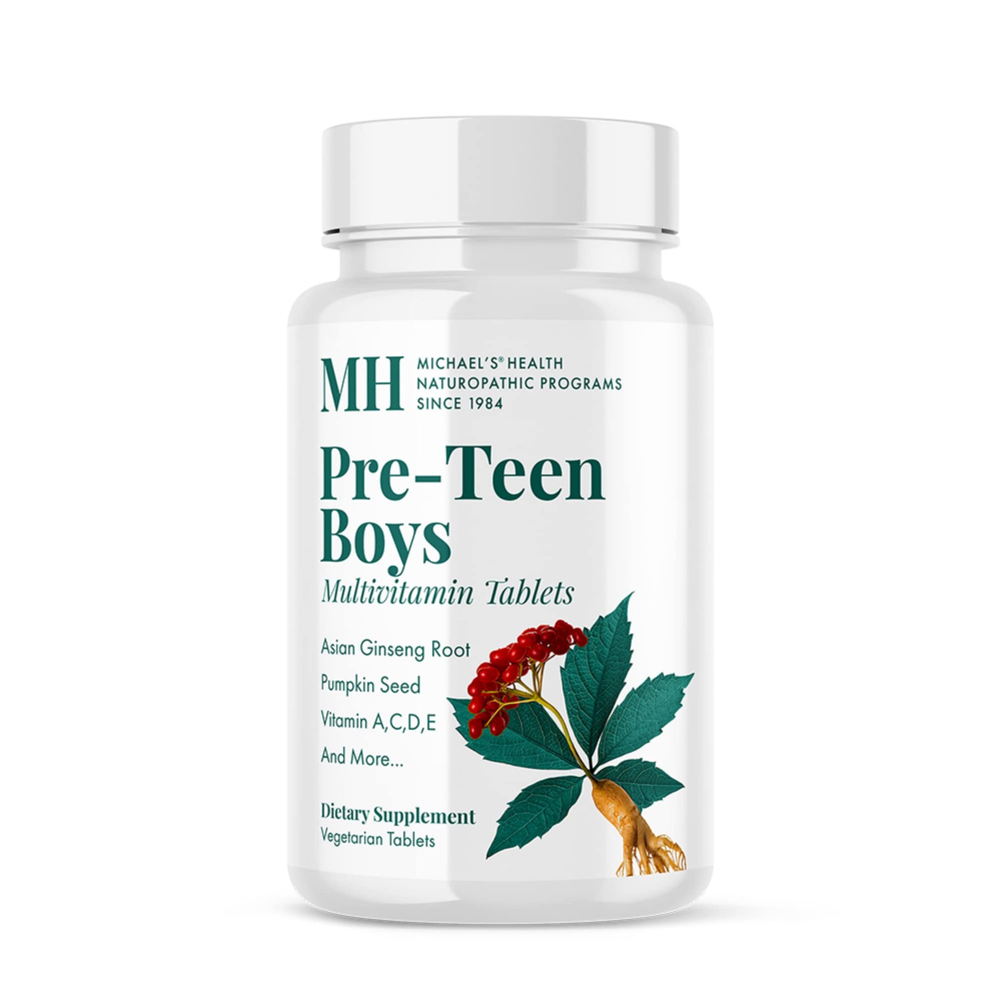 Michael's Health Naturopathic Programs Pre-Teen Boys Daily Multivitamin Tablets 60
