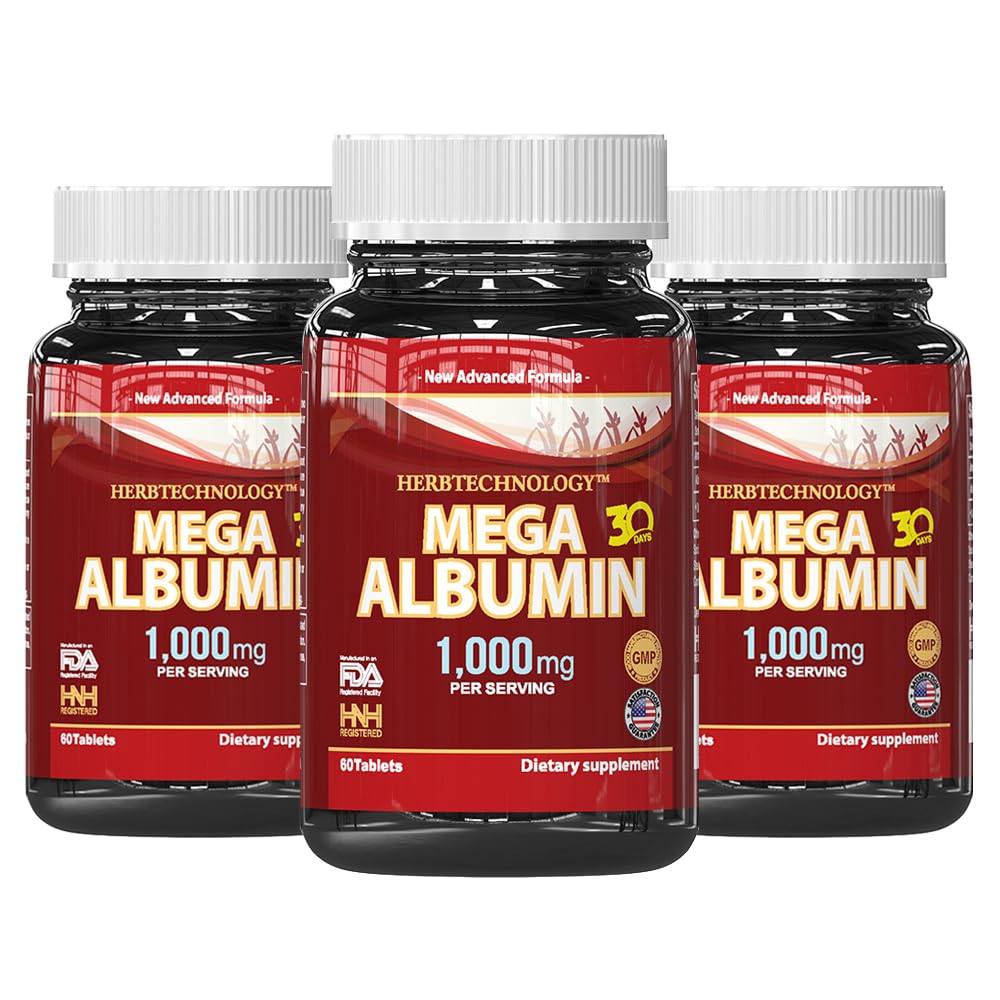 Dr.K&C Mega Albumin Protein Supplement 1000mg, 180 Tablets