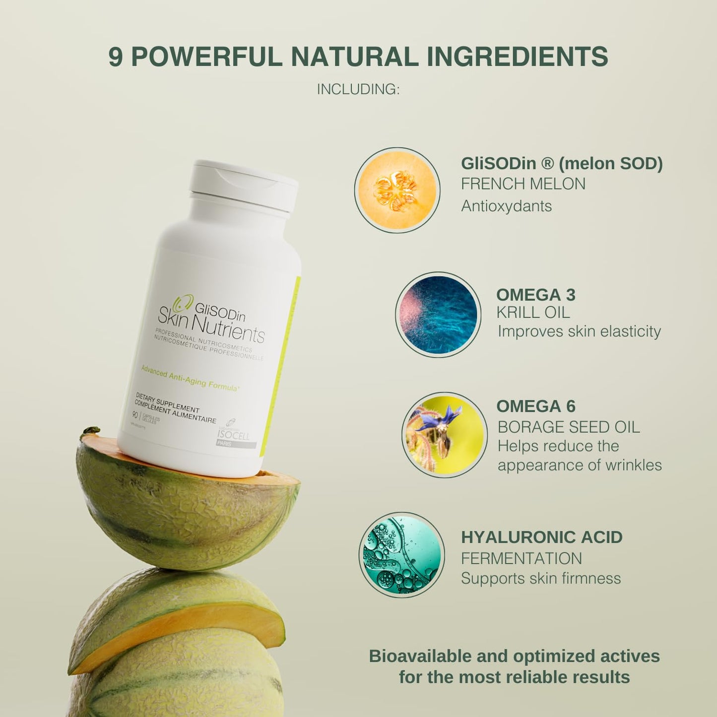 GliSODin Anti-Aging Skin Supplements Capsule 1 Count